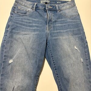 Rewash Women's Light Blue Straight Leg Jeans